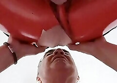 Licking ass and cock