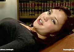 Asian teen ravaged with machines