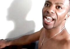 Cuckold watches her cute concupiscent wife drilled by a ebony chap