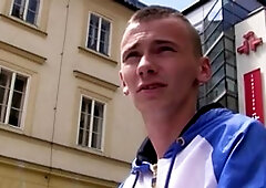 Czech Hunter: A Shy Banker Takes My Load with Glee