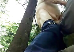 Blowjob in the wood - saltarg