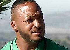 Big-Tits teen heshe Joss Amore facefucks and anals her neighbor