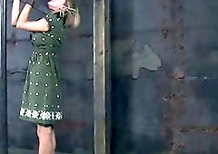 She loves having her tits and twat tortured BDSM porn