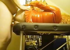 Anal out of rubber