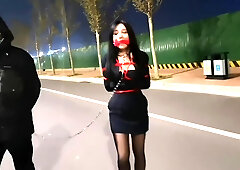 Chinese Girls Throw Trash Anywhere And Tie Up