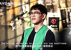 Tighty Whities Alert! Edging Chinese Sweetie's Long Man sausage and Immense Prick