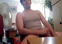 Twink webcam, nice twink, boy masturbating