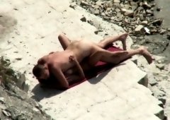 Voyeur on public beach Great sex with hawt hotty