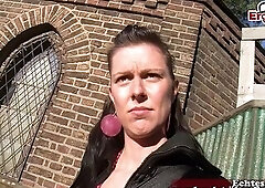 German mother I'd like to fuck Picked up on Street for 1st Masturbation Casting