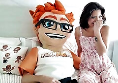 I Pound Hazel Heart’s Curly Bush in Doggy position for Her Porn Premiere!