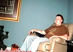 Lush first-timer gargled by black man until a grubby facial cumshot