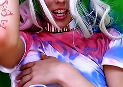 Blonde teen amateur teasing solo