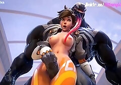 Overwatch girls getting their holes filled