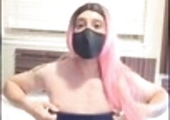 Unexperienced, homemade crossdresser, getting off