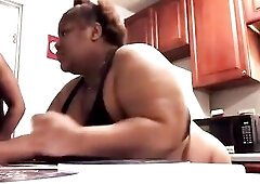 Kitchen counter cunt pounding