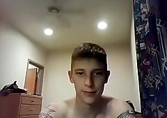 Amazing male in best blonde, amateur gay sex clip