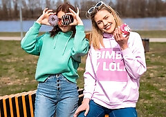 Smallest tits in town