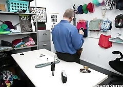 Officer Marcus London brings Aila to the back room and confronts her with the footage of her crime. That Babe denied anything, but Marcus has evidence