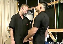 Dick sucking bear and buff hunks cum