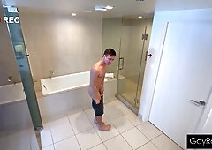 Dakota Surprises Jeremiah In The Bathroom With Open Broad Butt-hole