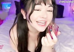 Sloppy Girlfriend Gives U A CEI - Interactive POV SEMEN DRINKING & SPIT FETISH