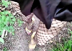 Screwing FanTasMe.. A transvestite bitch walks around in a Cum Dump. CuMDOWN Public Exhibition in the Senart Forest at Brunoy 91. CuMSLuT Seeking Seme