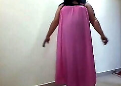 Indian crossdresser in ninght