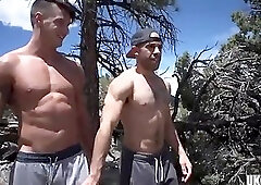 Big dick gay anal sex with creampie