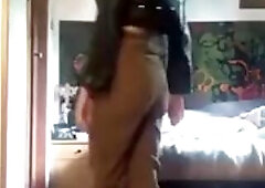 in constricted panties