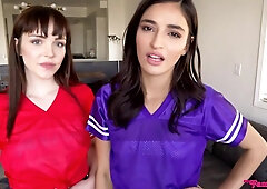 Perverted nymphs exciting adult scene