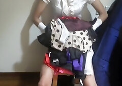 Satin dresses masturbation