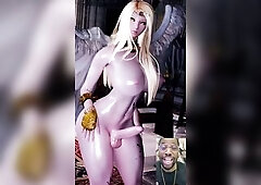 Large Breast Slutty Transgender Wang Beauty Needs Her Dong Sucked On For Divinity