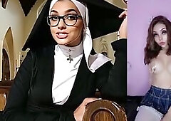 Hawt breasty nun having secret sex – AI-generated by the "AnitarRoxe" channel