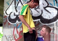 JalifStudio - French twink boys fuck outdoors after sports practice