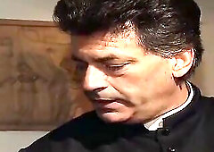 Insatiable nun is in the mood for a hardcore screw in the midst of the night