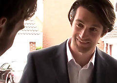 Anal englishman riding firsttimer cock