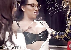 Transgender Teacher Fucks 18yo Students