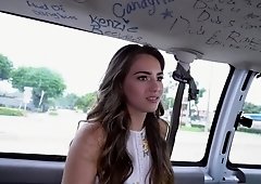 This easygoing latina will do anything for cash!