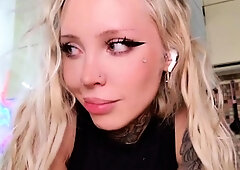 Close up Of Teen Masturbating