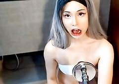 Lola Bunny enjoys solo mirror kisses and playing with her toys