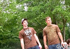 College boy first time joins for a wild ride with a hot babe