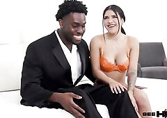 Damson Jenkins Unfathomable-Rods Alice In Perspired Missionary Pounding!