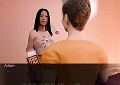 Olivia locks up my pecker in a chastity cage