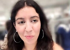 I Desire U to Bang Me in the Changing Room! - Risky Sex and Cumwalk