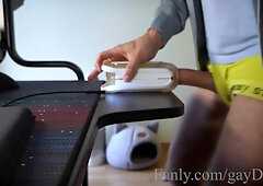 INWARD CAMERA - MASSIVE POP-SHOT! CHECK OUT MY ROD GRIMACE WHEN I BREED THAT FUCKTOY!