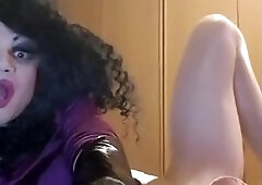 Insatiable t-girl display off