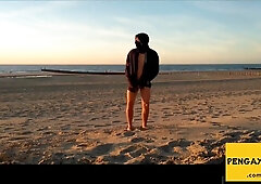 Naked at the beach 7