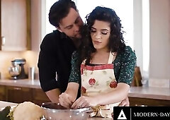 MODERN-DAY SINS - Cheating Housewife Acquiesces To FREE USE CREAMPIE To Please Her Concupiscent Spouse!