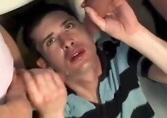 Spunk and urinate from his homies