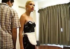 Blond Latin maid with hawt tits gets her vagina fingered and drilled hard in daybed in all the most excellent poses in advance of the jizz flow